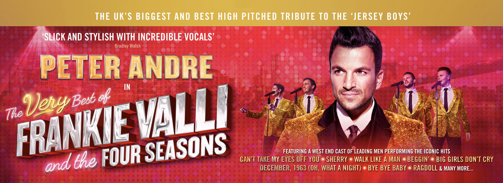 Peter Andre in The Very Best of Frankie Valli and the Four Seasons